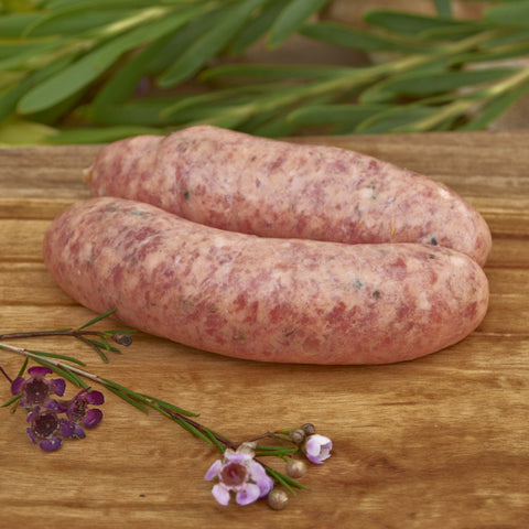 Pasture Fed Lamb and Rosemary Sausages