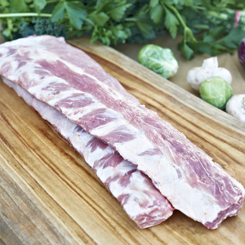 True Free Range American style Pork Rib Racks